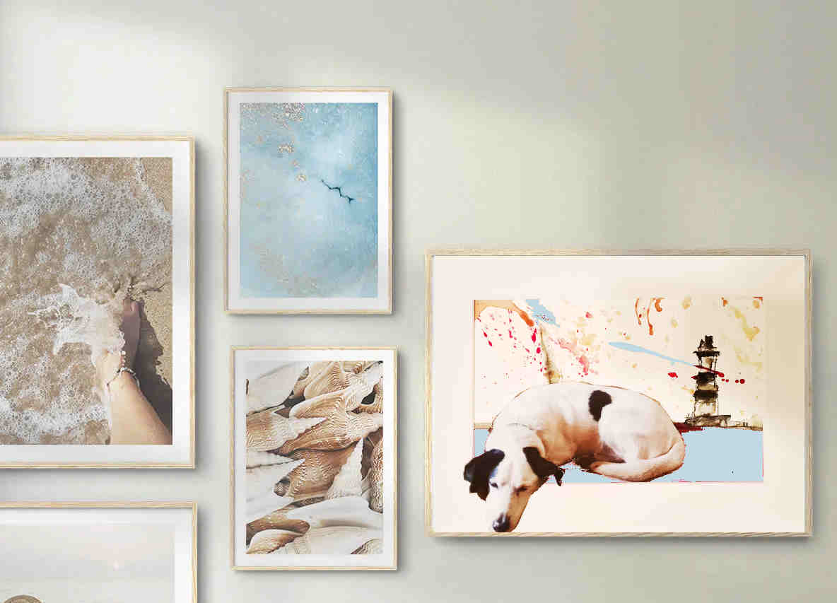 nan – modernes Leinwandbild, Detailansicht Motiv 7.0 für Pinterest, Etsy und Google optimiert