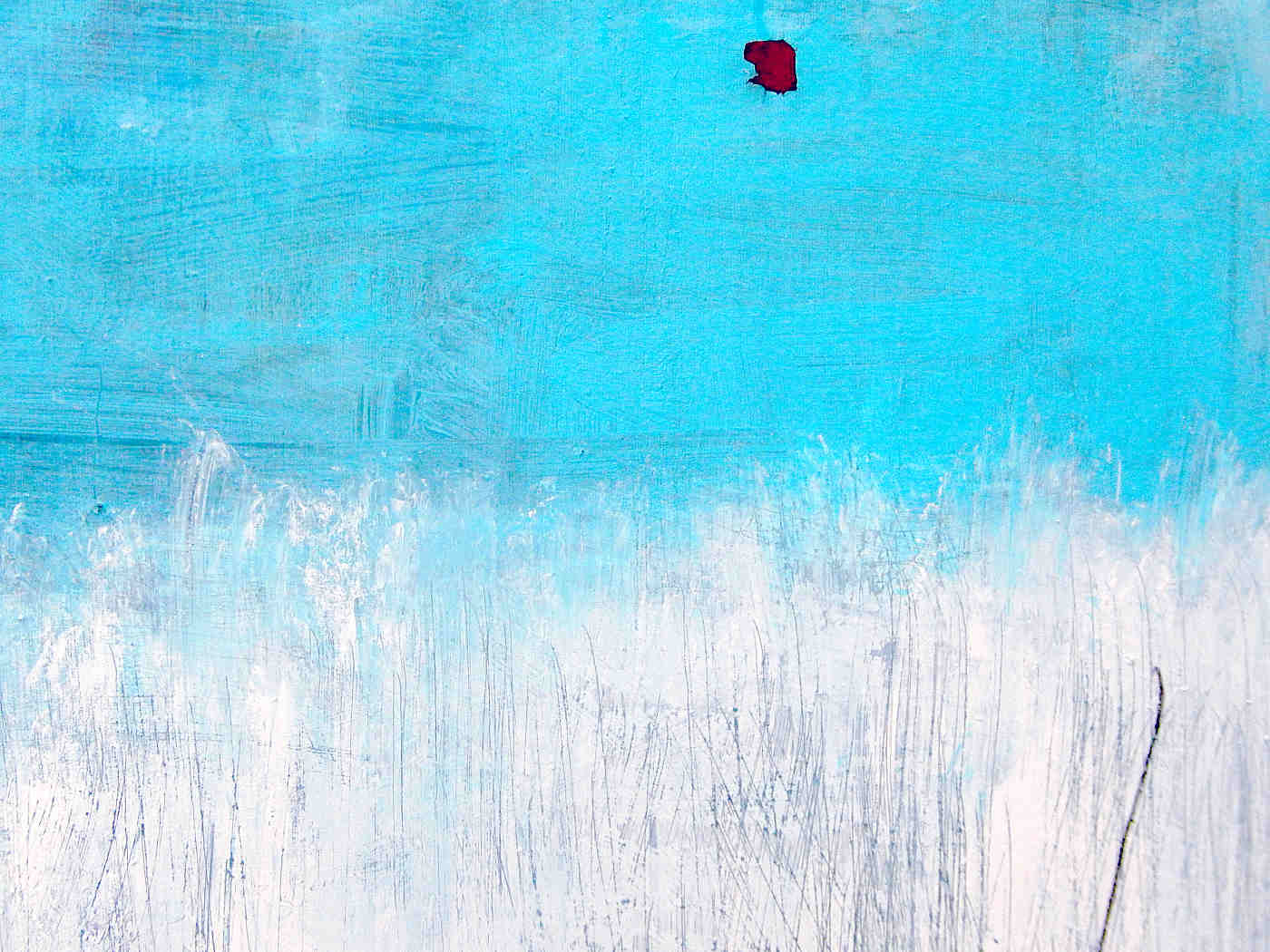 Personalisierte Auftragskunst und Gemälde: ankunft-blaues-weisses-bild-kratztechnik – Kategorie: Originalgemälde – Hersteller: 