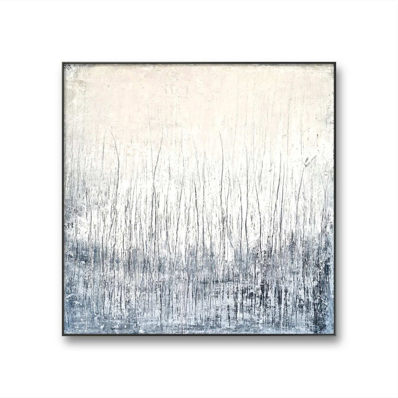 Abendparty am Strand - weiß graues Bild – modernes Leinwandbild, Detailansicht Motiv 1.0. Abstrakte Strandlandschaft – Auftragsmalerei

Dieses abstrakte Gemälde entspringt meiner eigenen künstlerischen Interpre