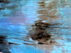 Blaues Bild für Sofa – Kunst für hohe Räume und große Wände