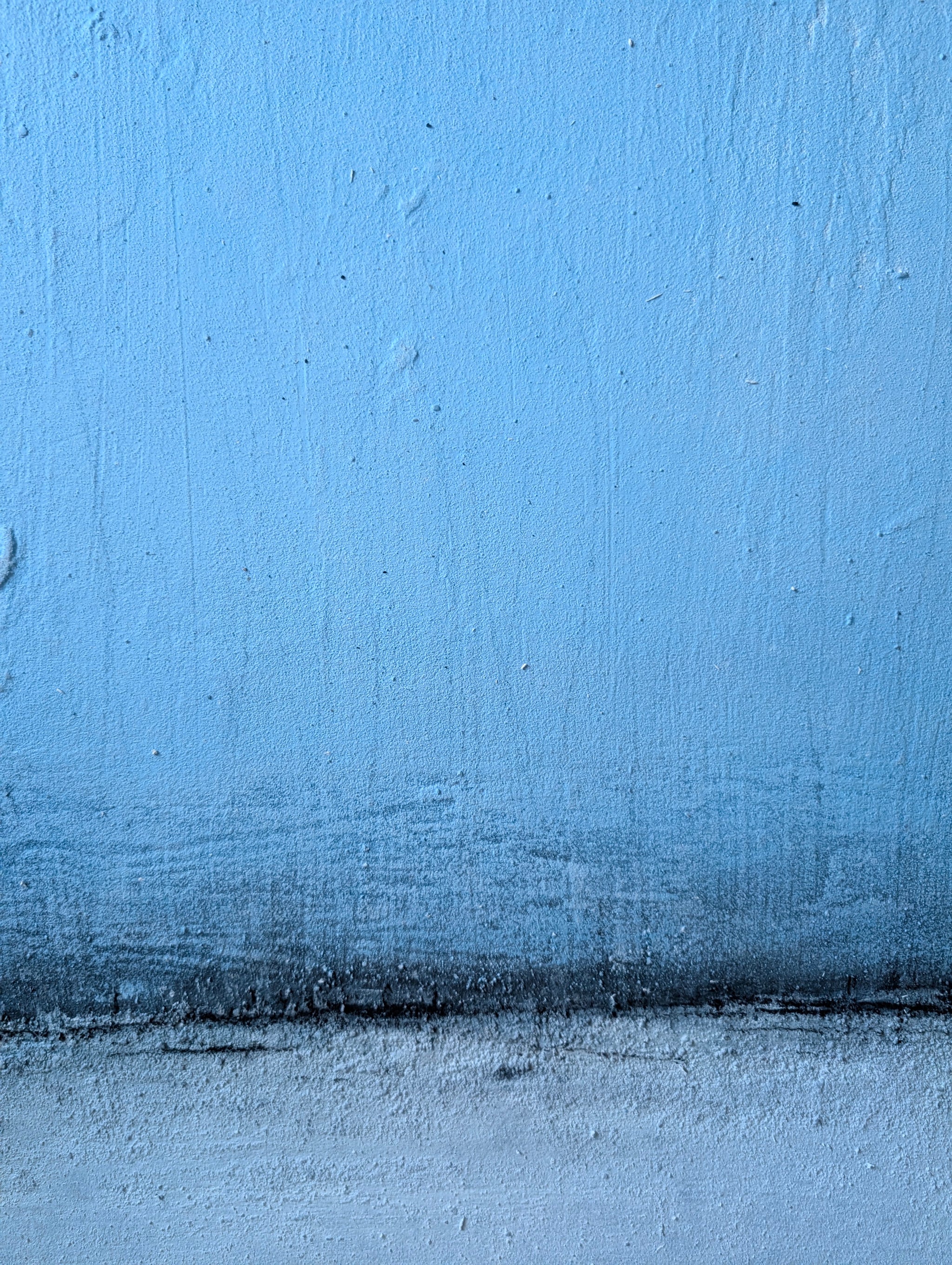 landschaftsbild in blau detail