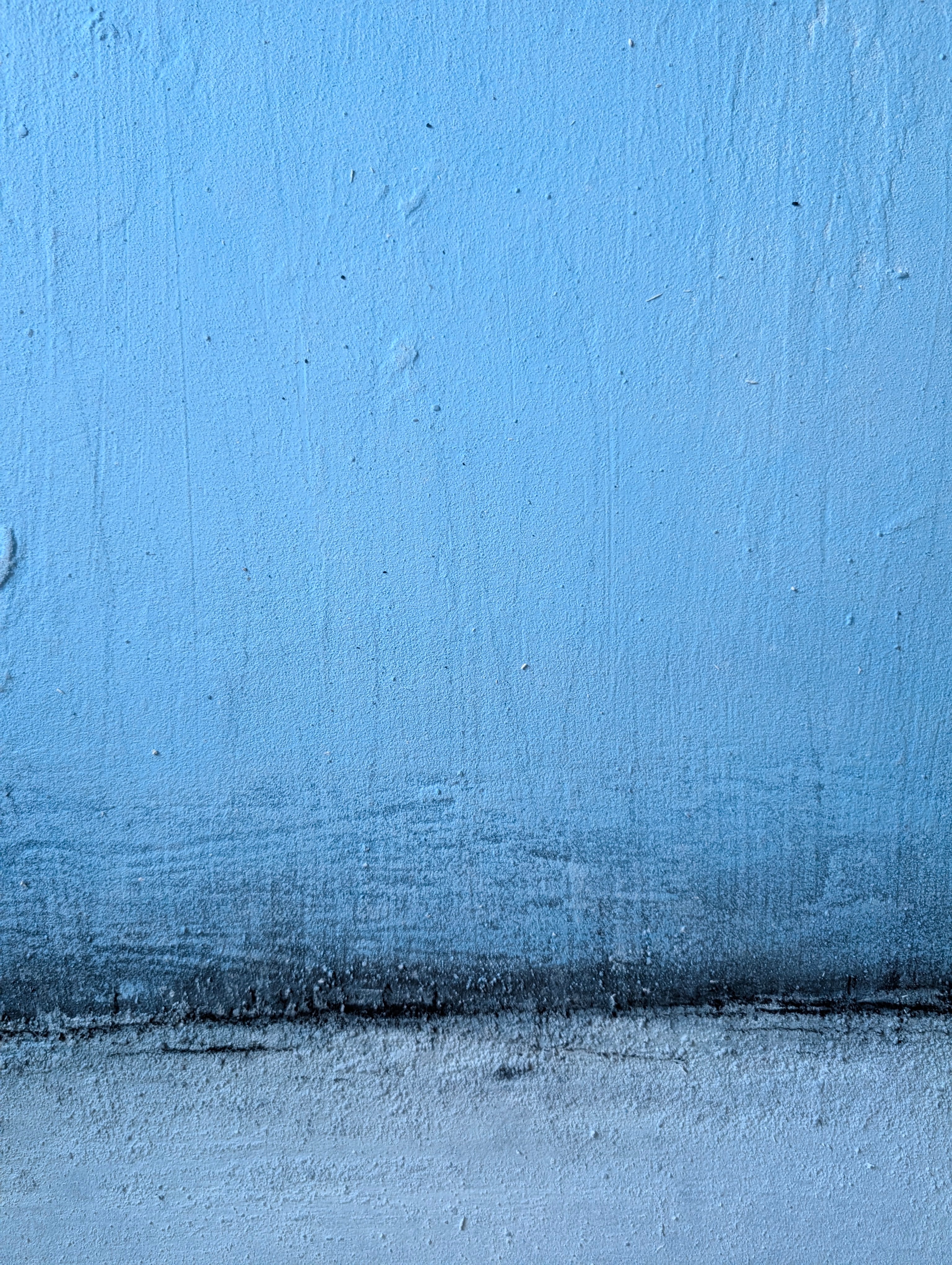 Neu!!!! Blaues abstraktes Gemälde – Nordtag - Studienreihe – Individuelles Wandbild für modernes Wohnen