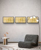 Personalisierte Auftragskunst und Gemälde: gelbe-abstrakte-bilder – Kategorie: Originalgemälde – Hersteller: