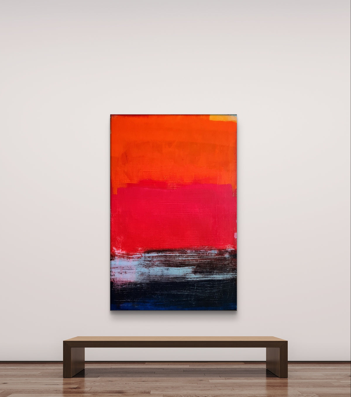 Personalisierte Auftragskunst und Gemälde: orange-bilder-modern – Kategorie: Originalgemälde – Hersteller: Conny Wachsmann, Artist