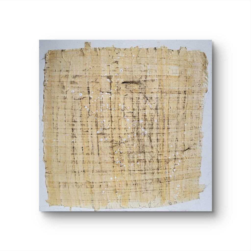 Personalisierte Auftragskunst und Gemälde: nachhaltige-symbiose-3-1-komposition-mit-papyrus-papier-4-x-pappwabenplatten-als-ensemble – Kategorie: Originalgemälde – Hersteller: