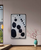 Personalisierte Auftragskunst und Gemälde: schwarz-weisse-bilder-abstrakt – Kategorie: Originalgemälde – Hersteller: 