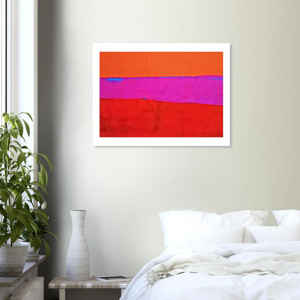  – individuelles Kunstwerk für Büro mit eleganter Linienführung