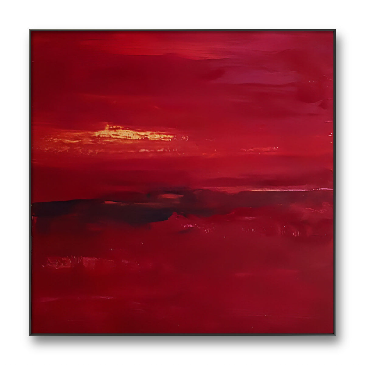 Kurz vor dem Morgen – modernes Leinwandbild, Detailansicht Motiv 1.0. Eine Yogasitzung bei Sonnenaufgang
Dieses wunderschöne Kunstwerk fängt die ruhige und kraftvolle Atmosphäre einer Yogasi