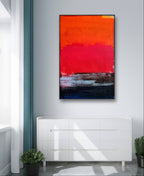 Personalisierte Auftragskunst und Gemälde: orange-bilder-modern – Kategorie: Originalgemälde – Hersteller: 