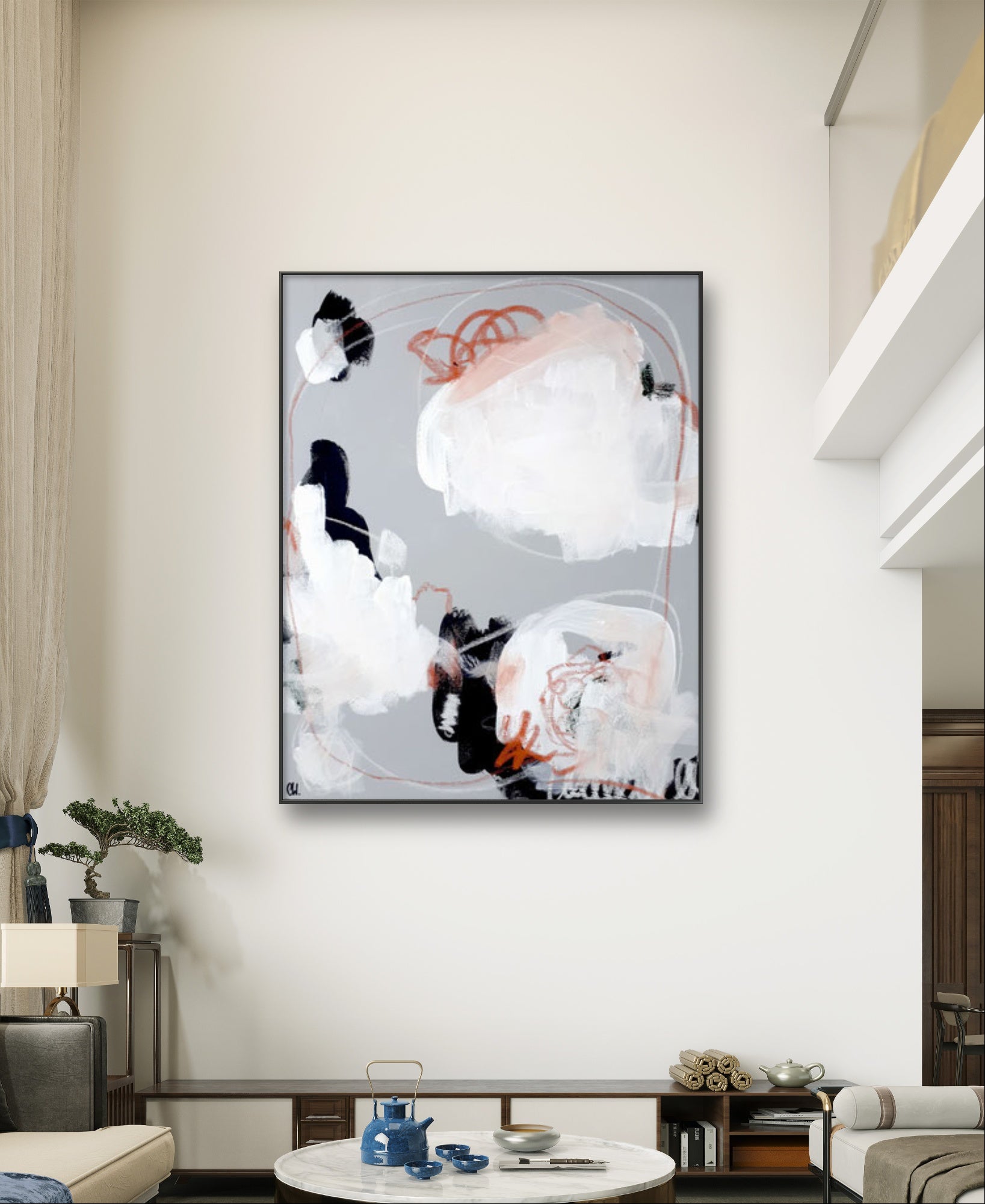 Personalisierte Auftragskunst und Gemälde: graues-bild-lesen – Kategorie: Originalgemälde – Hersteller: 