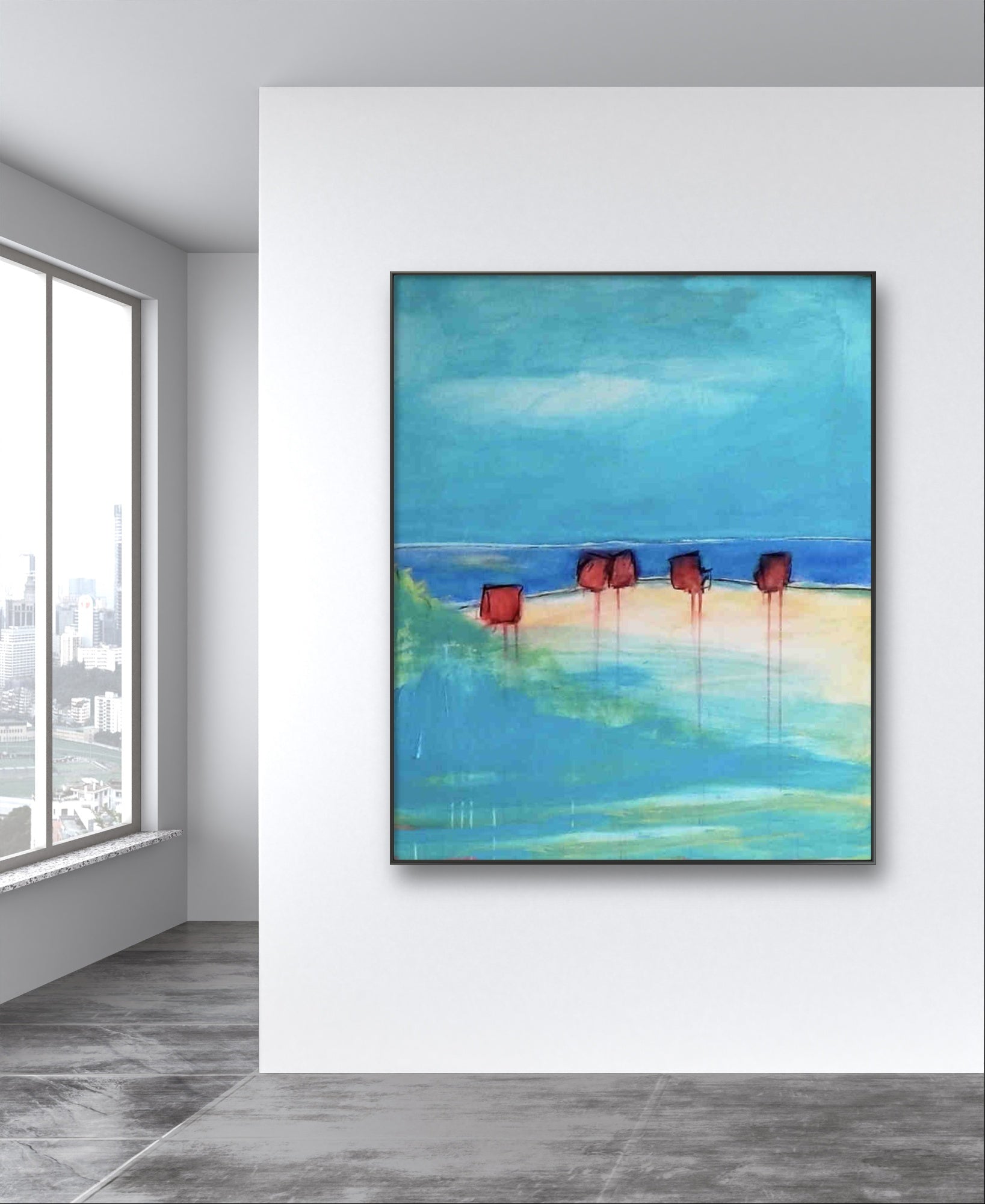 nan – modernes Leinwandbild, Detailansicht Motiv 5.0 für Pinterest, Etsy und Google optimiert