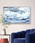 Personalisierte Auftragskunst und Gemälde: blaue-grosse-bilder-modern – Kategorie: Originalgemälde – Hersteller: