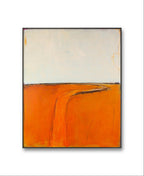 Personalisierte Auftragskunst und Gemälde: abstraktes-bild-in-orange – Kategorie: Originalgemälde – Hersteller: 