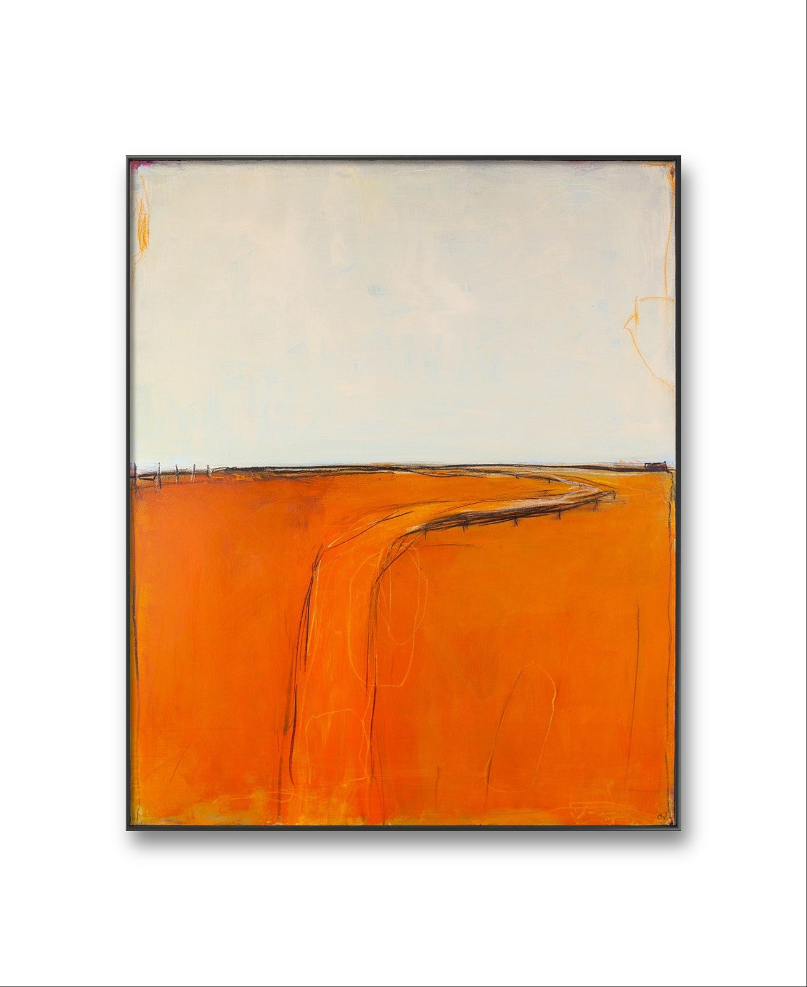 Personalisierte Auftragskunst und Gemälde: abstraktes-bild-in-orange – Kategorie: Originalgemälde – Hersteller: 