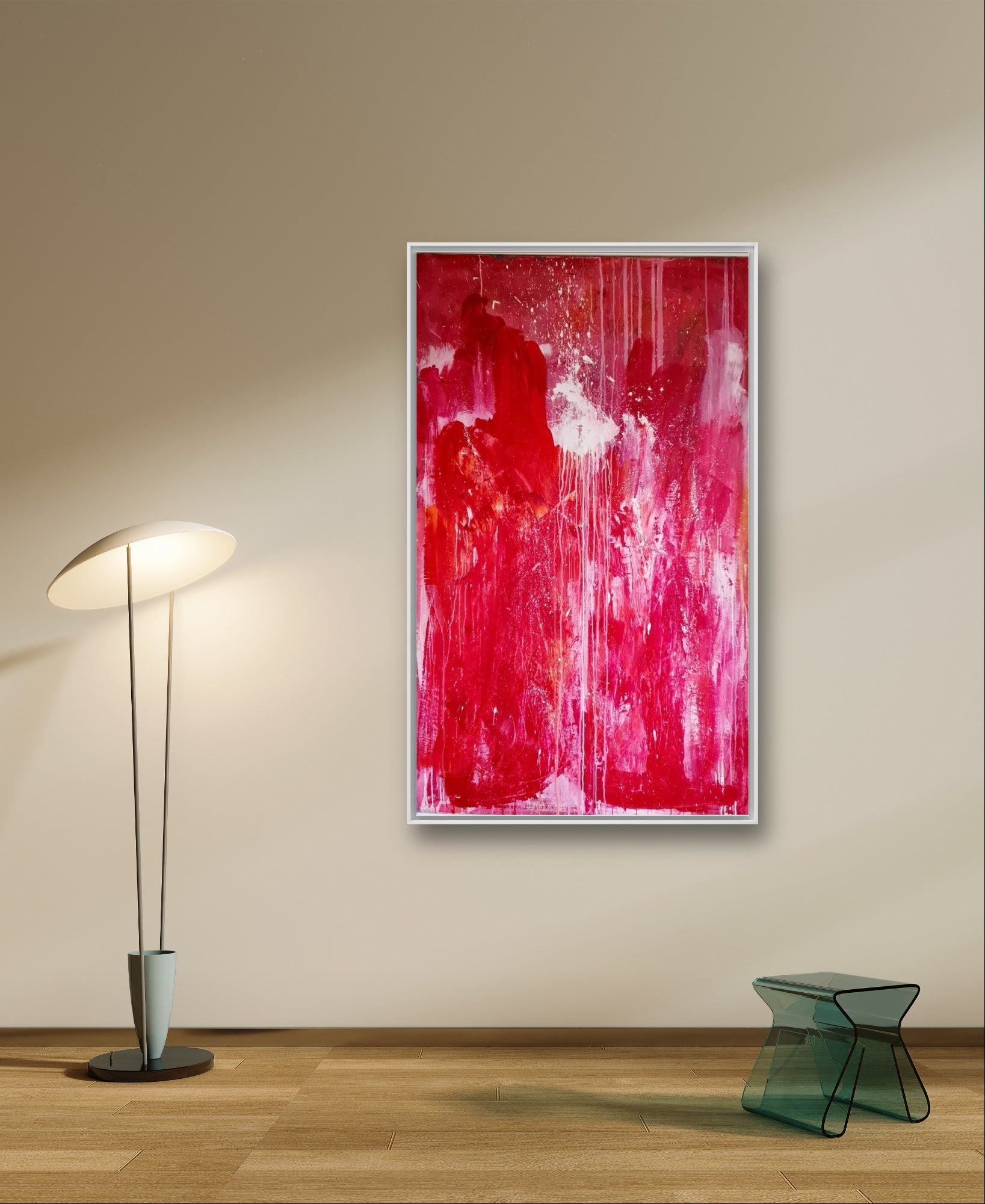 Personalisierte Auftragskunst und Gemälde: rote-grosse-moderne-bilder – Kategorie: Originalgemälde – Hersteller: