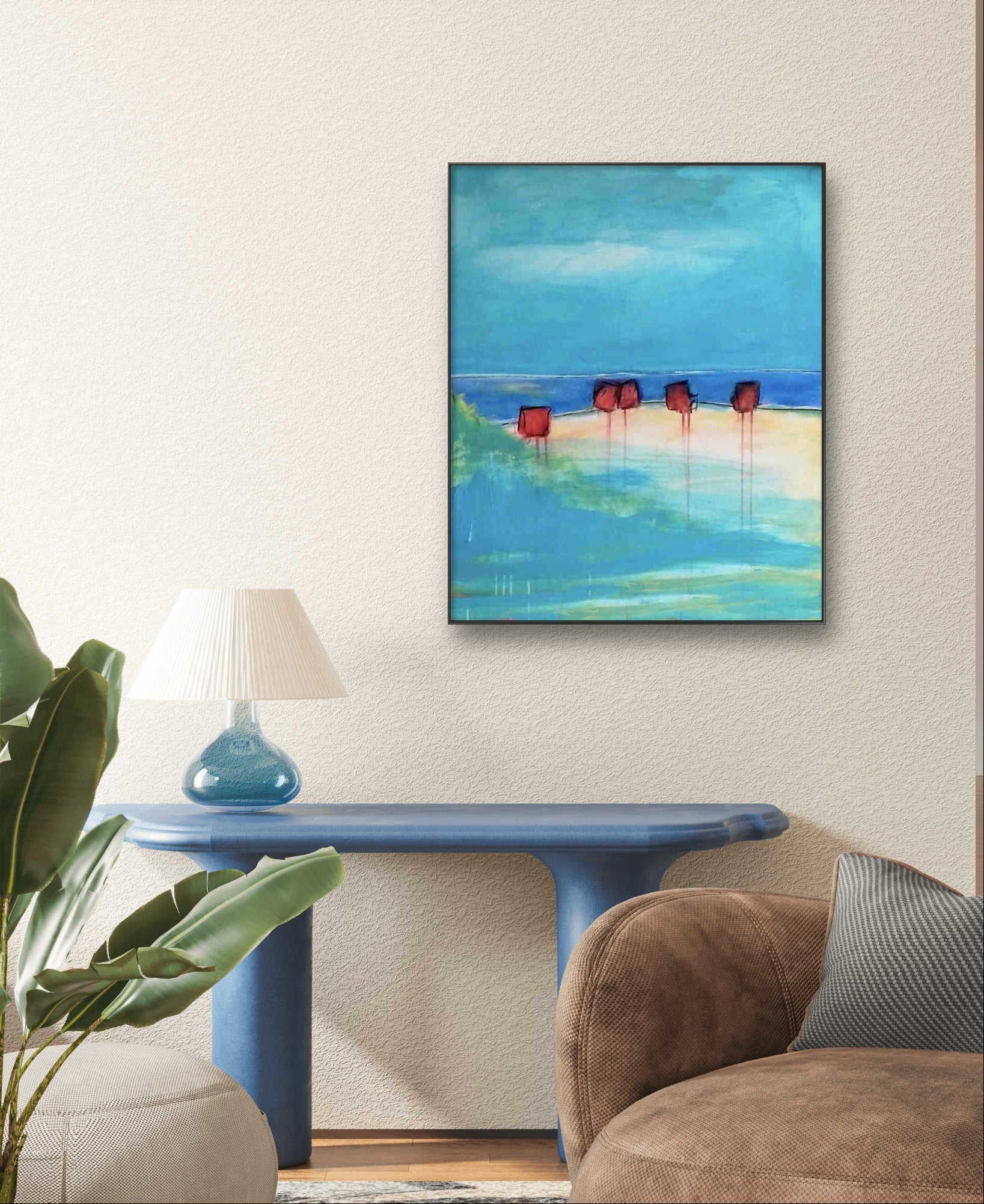 nan – modernes Leinwandbild, Detailansicht Motiv 3.0 für Pinterest, Etsy und Google optimiert