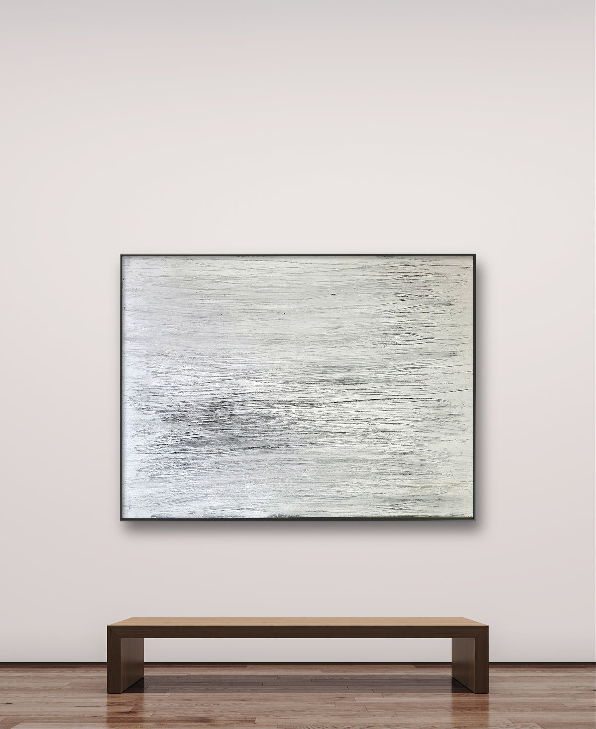 Personalisierte Auftragskunst und Gemälde: abstraktes-weisses-grosses-kunstwerk – Kategorie: Originalgemälde – Hersteller: Conny Wachsmann, Artist