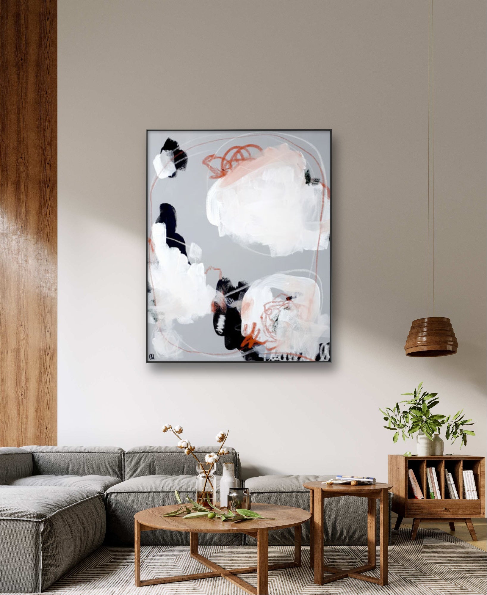 nan – modernes Leinwandbild, Detailansicht Motiv 7.0 für Pinterest, Etsy und Google optimiert