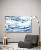 Personalisierte Auftragskunst und Gemälde: blaue-grosse-bilder-modern – Kategorie: Originalgemälde – Hersteller: