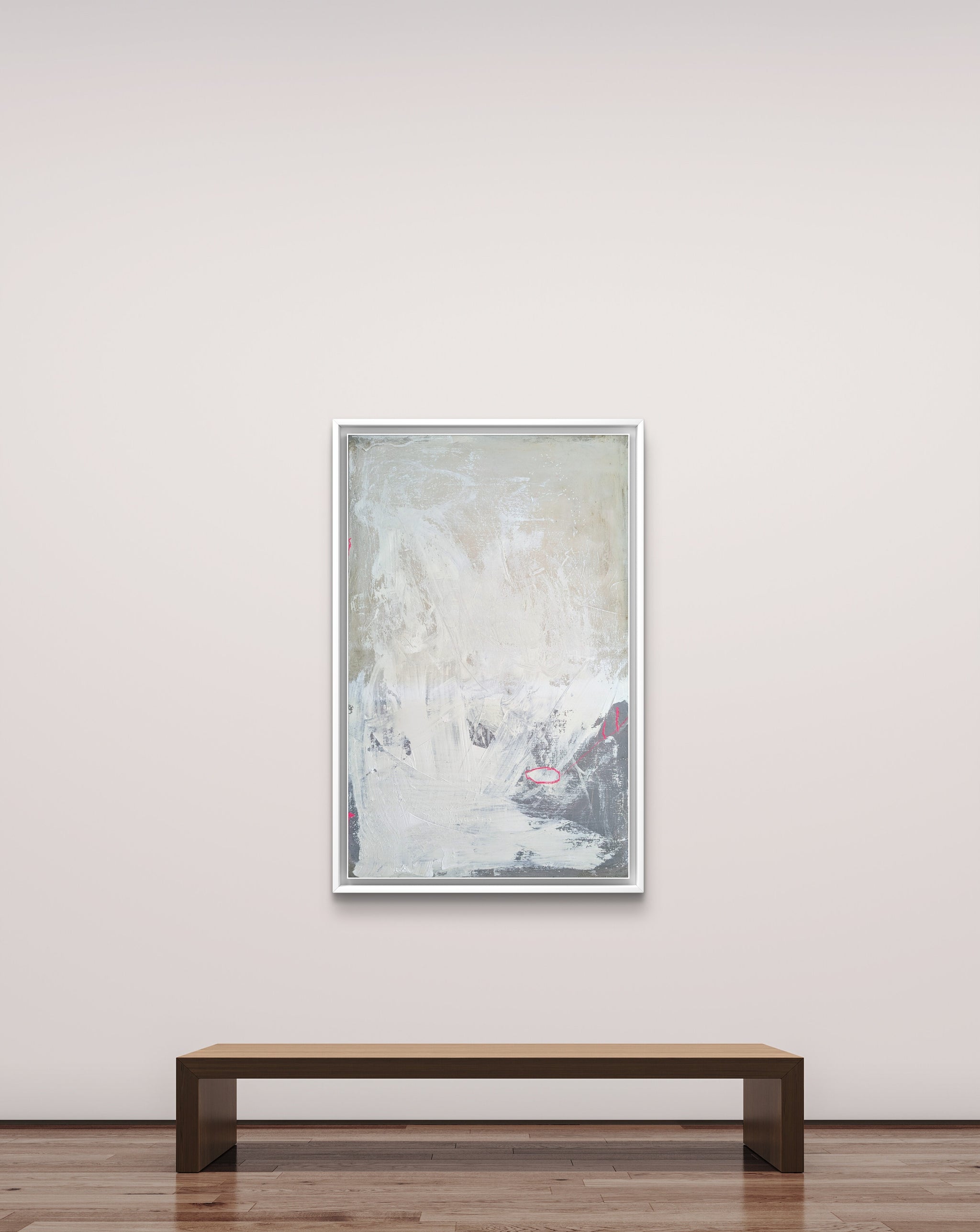 Zwischen uns das Licht – sofort versandbereites Leinwandbild in nan, großes Kunstwerk für moderne Wohnräume