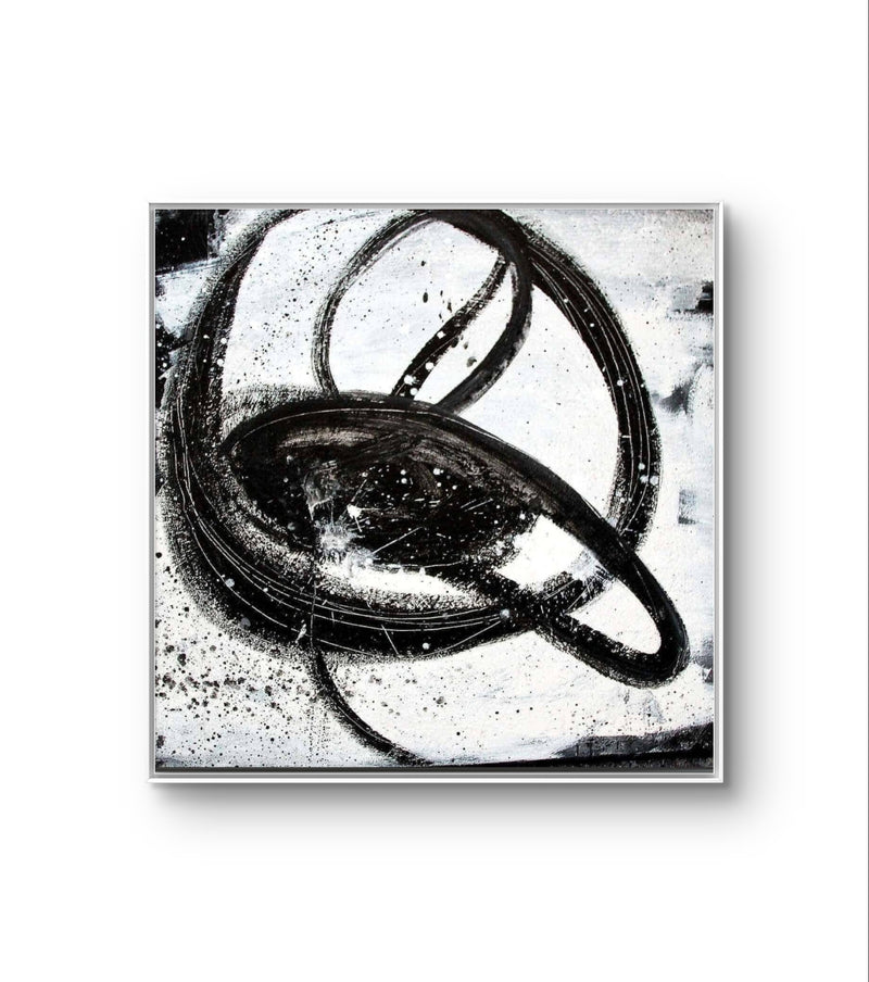 Nightswimming – modernes Leinwandbild, Detailansicht Motiv 1.0. Schwarzweiß-Abstraktion für Ihr Zuhause
Wenn Sie ein auffälliges Kunstwerk suchen, dass alle Blicke auf sich zieht, könn