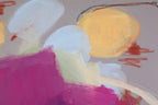 Abstraktes Gemälde für Lounge – Friedliches Landleben 60x40cm – Lounge Einzelstück Verfügbar – Kunst für hohe Räume und große Wände