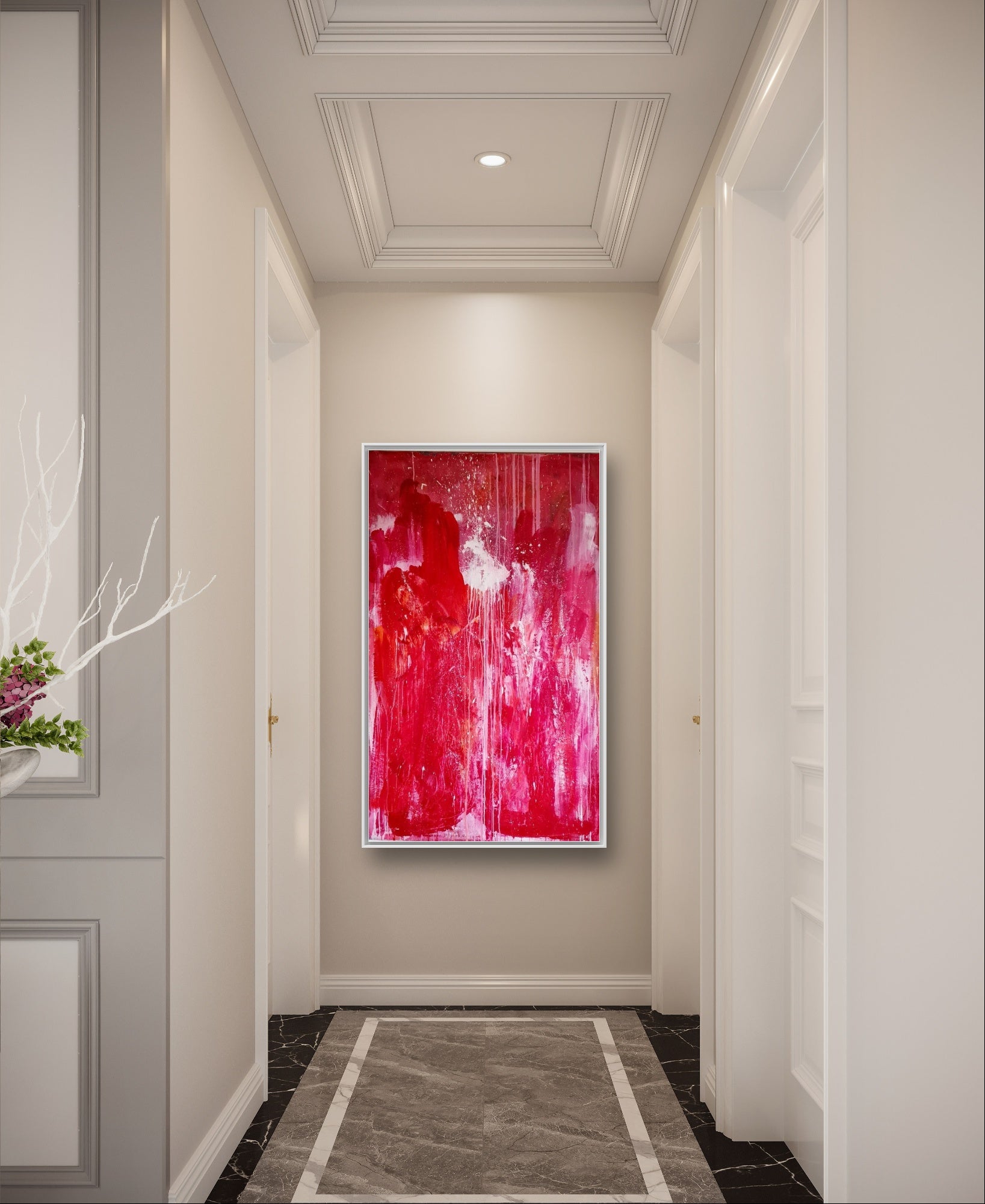 Personalisierte Auftragskunst und Gemälde: rote-grosse-moderne-bilder – Kategorie: Originalgemälde – Hersteller: