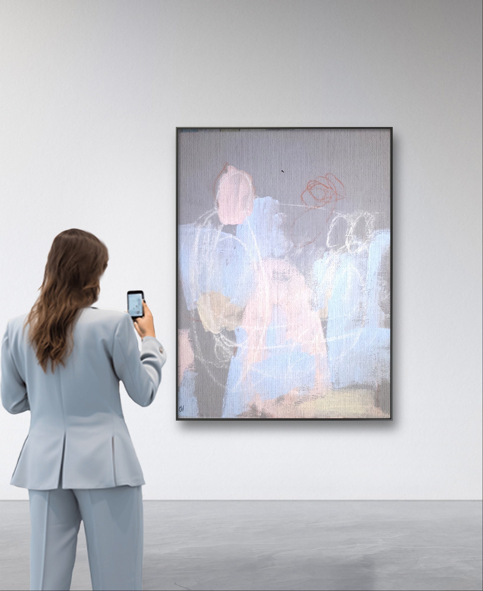 Personalisierte Auftragskunst und Gemälde: abstraktes-dezentes-bild-auftragskunst – Kategorie: Originalgemälde – Hersteller: 