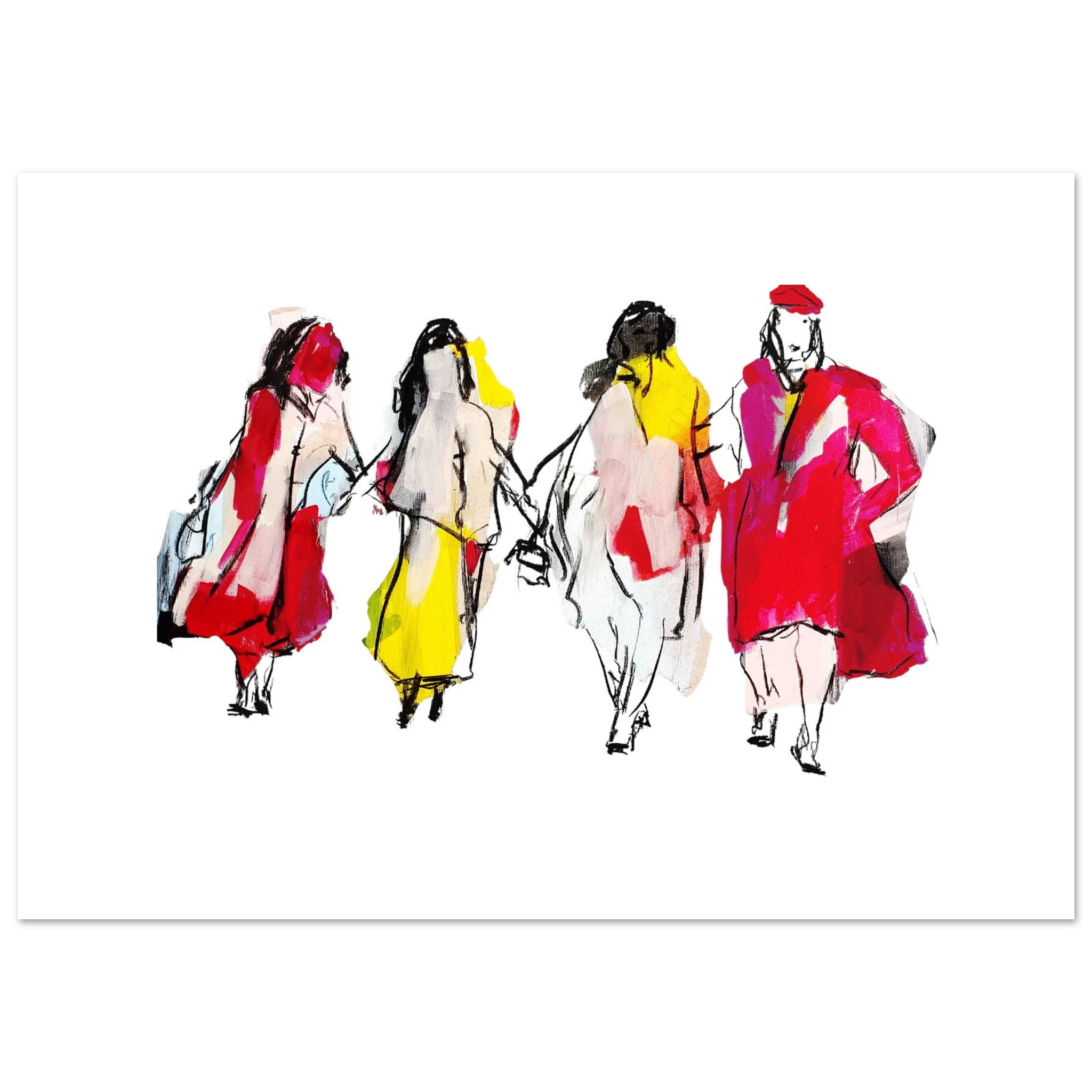 abstraktes gemaelde modernes acrylbild leinwand abstraktes gemälde – „premium matte paper poster shopping frei“