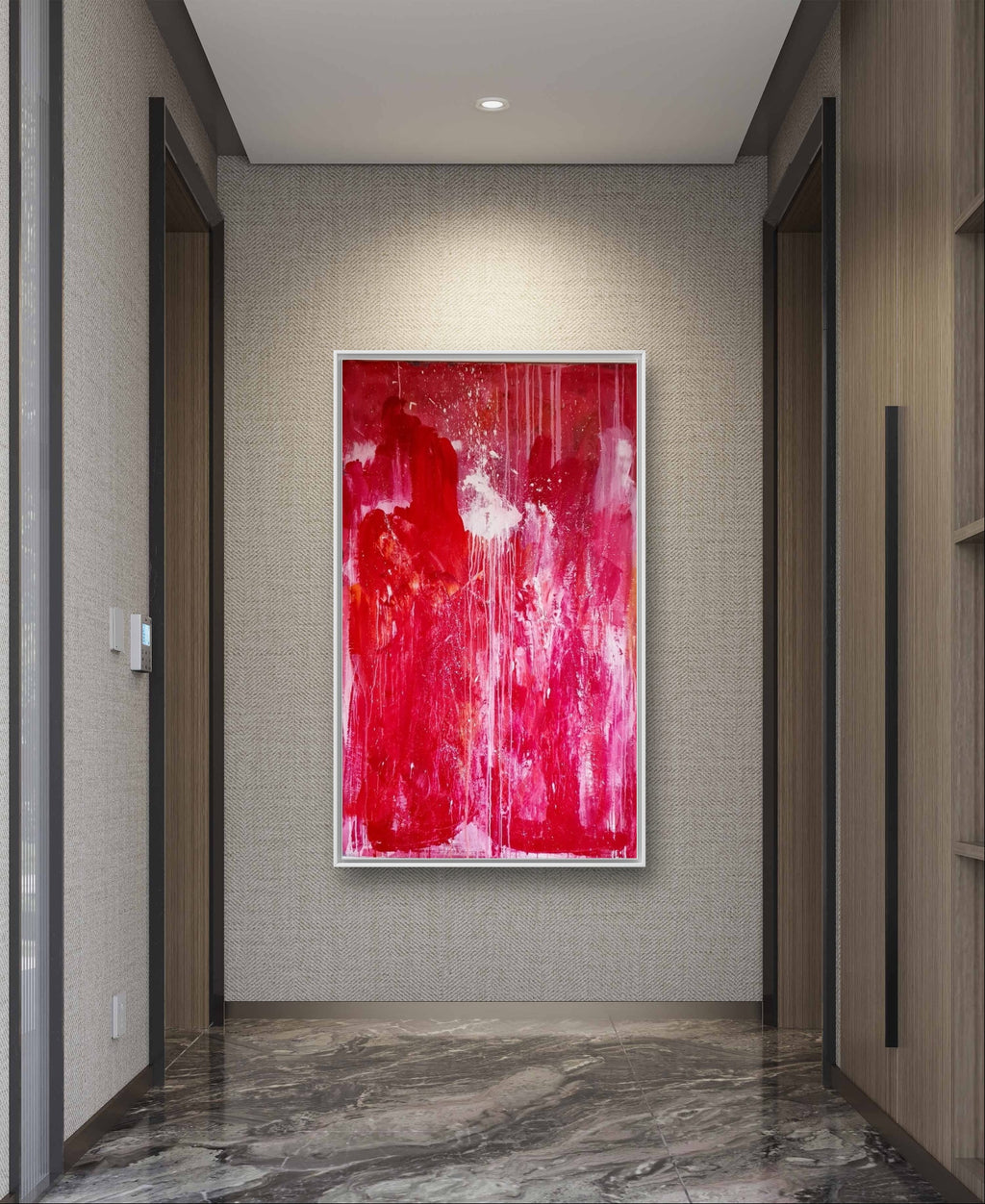 Personalisierte Auftragskunst und Gemälde: rote-grosse-moderne-bilder – Kategorie: Originalgemälde – Hersteller: