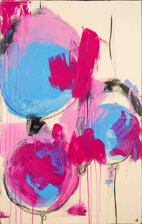 Personalisierte Auftragskunst und Gemälde: abstraktes-bild-pink-rot – Kategorie: Originalgemälde – Hersteller: 