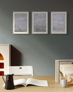 graue weiße Bilder  für Bilderrahmen Unikat