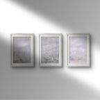 graue weiße Bilder  für Bilderrahmen Unikat kunst