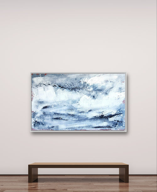 Personalisierte Auftragskunst und Gemälde: blaue-grosse-bilder-modern – Kategorie: Originalgemälde – Hersteller: Conny Wachsmann, Artist