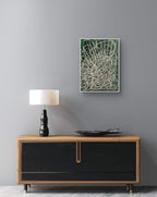 Waldgeflecht  - grünes Bild 50 x 70 cm