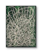 Waldgeflecht  - grünes Bild 50 x 70 cm