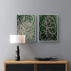 Lichtpfad - grünes Bild 50 x 70 cm