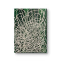 Abstraktes Gemälde Grün für Lounge – Waldgeflecht 50x70cm Grün – Lounge Einzelstück – Moderne Kunst für offene Wohnbereiche