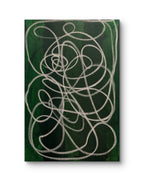 Lichtpfad - grünes Bild 50 x 70 cm