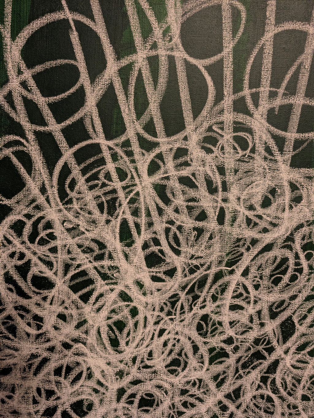 Waldgeflecht  - grünes Bild 50 x 70 cm