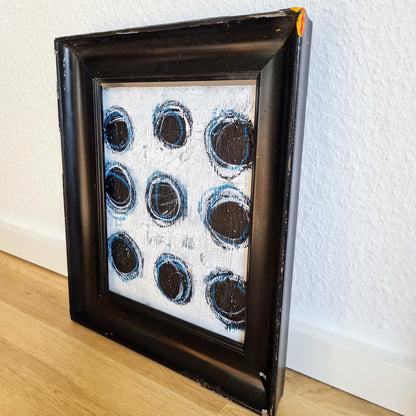 Schwarzweiße Holzkörper 3 von 6 - Auftrag,abstrakte große Leinwandbilder abstrakte Bilder kaufen ,