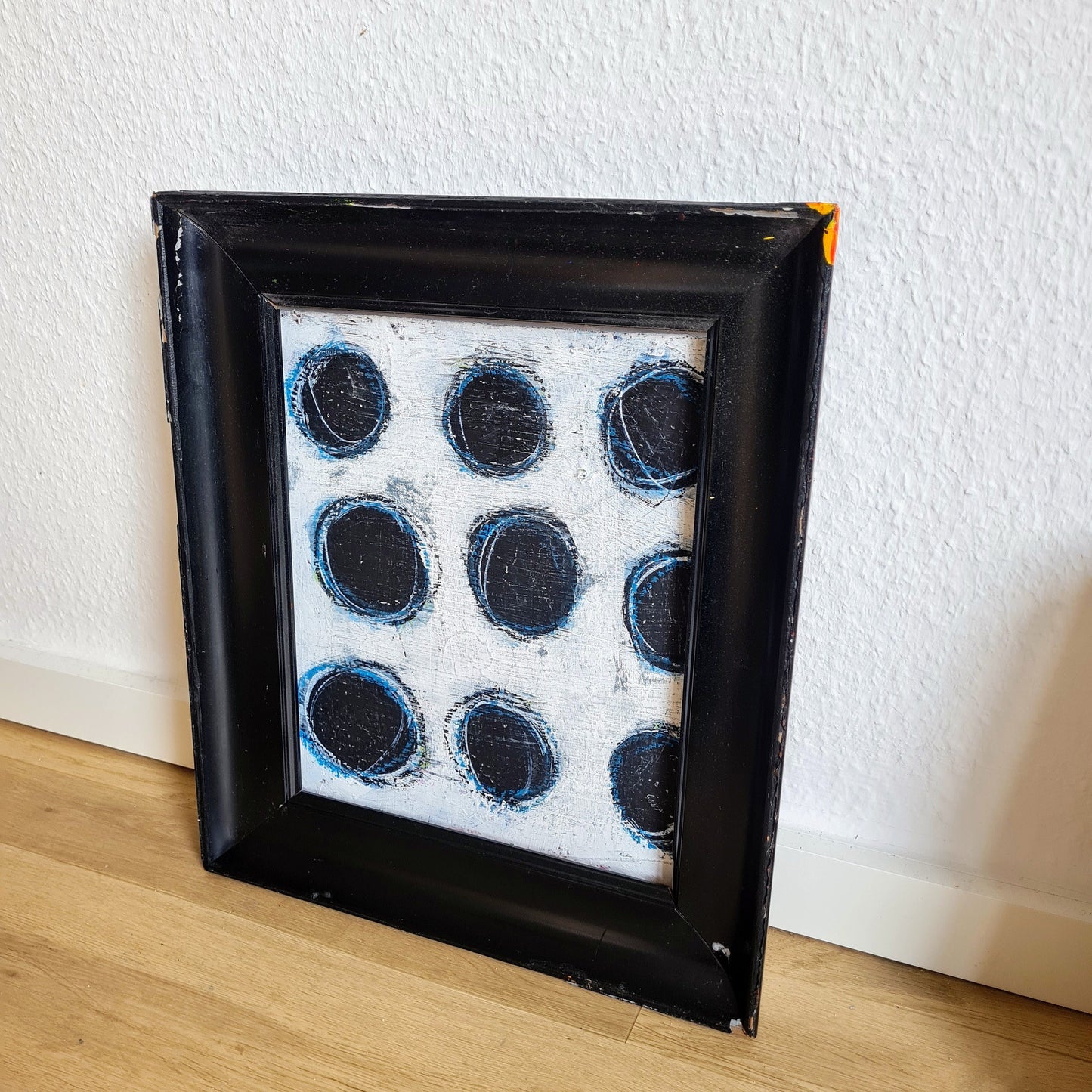 Schwarzweiße Holzkörper 5 von 6 - Auftrag,abstrakte große Leinwandbilder abstrakte Bilder kaufen ,