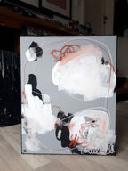 Personalisierte Auftragskunst und Gemälde: graues-bild-lesen – Kategorie: Originalgemälde – Hersteller: 