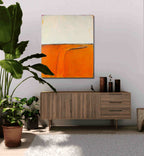 Personalisierte Auftragskunst und Gemälde: abstraktes-bild-in-orange – Kategorie: Originalgemälde – Hersteller: 