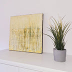 Personalisierte Auftragskunst und Gemälde: gelbe-abstrakte-bilder – Kategorie: Originalgemälde – Hersteller: