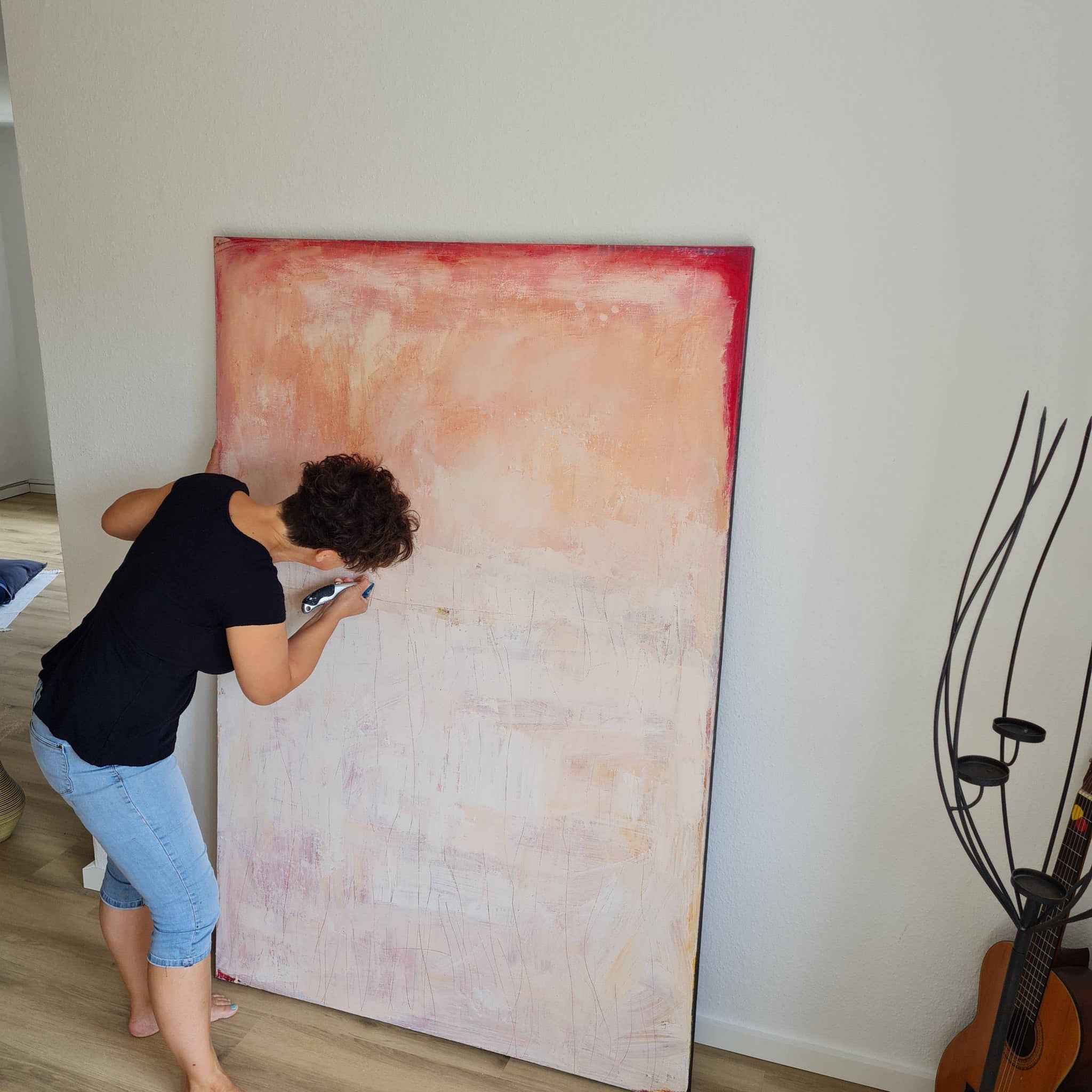 nan – modernes Leinwandbild, Detailansicht Motiv 9.0 für Pinterest, Etsy und Google optimiert