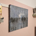 Personalisierte Auftragskunst und Gemälde: blaue-bilder-auftragskunst-lagerfeuer – Kategorie: Originalgemälde – Hersteller: 