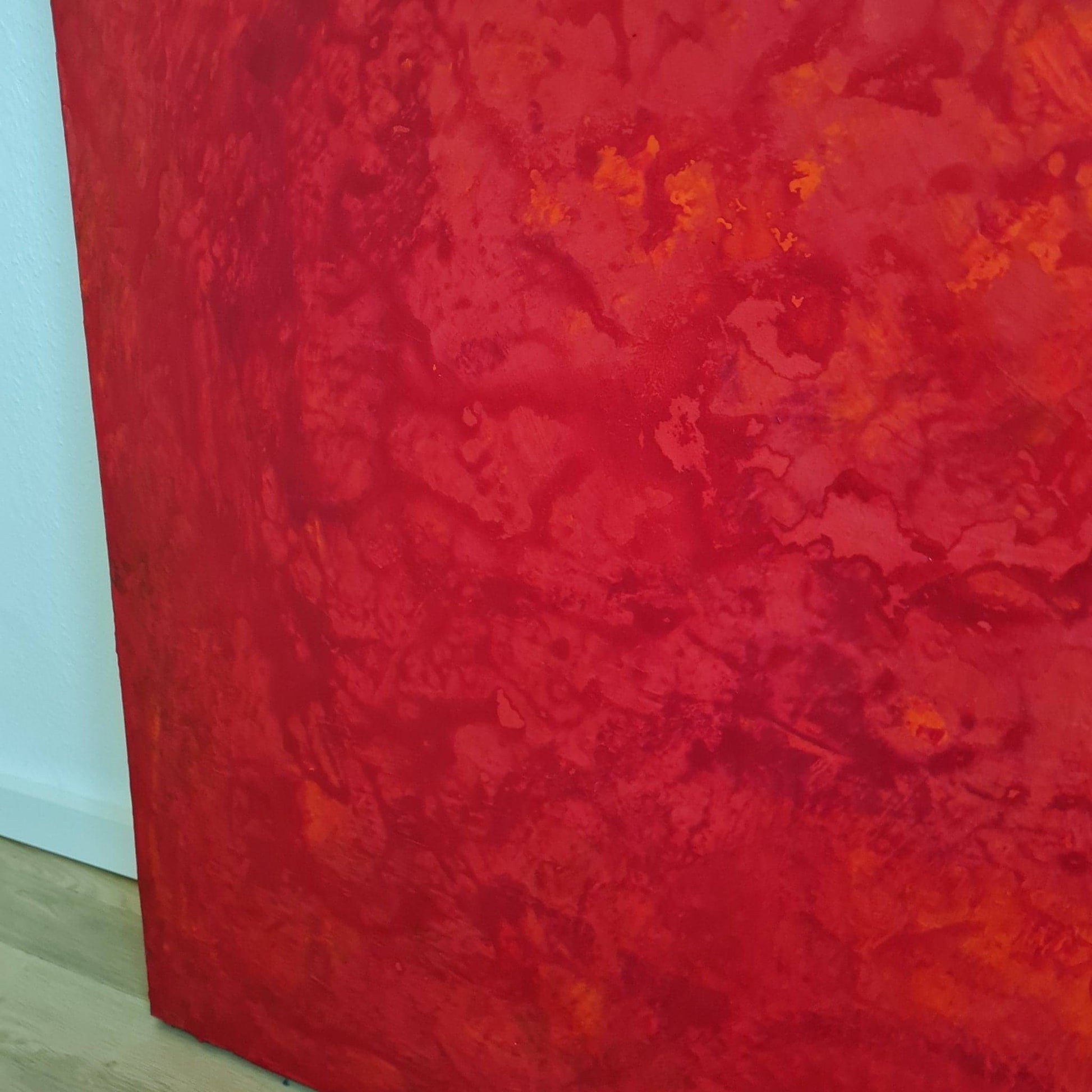 Ein abstraktes Gemälde in intensivem Rot als Ausdruck von Leidenschaft und Gefühl Abstrakte Bilder & moderne Auftragsmalerei, abstrakte große bilder online kaufen, Auftrags Malere