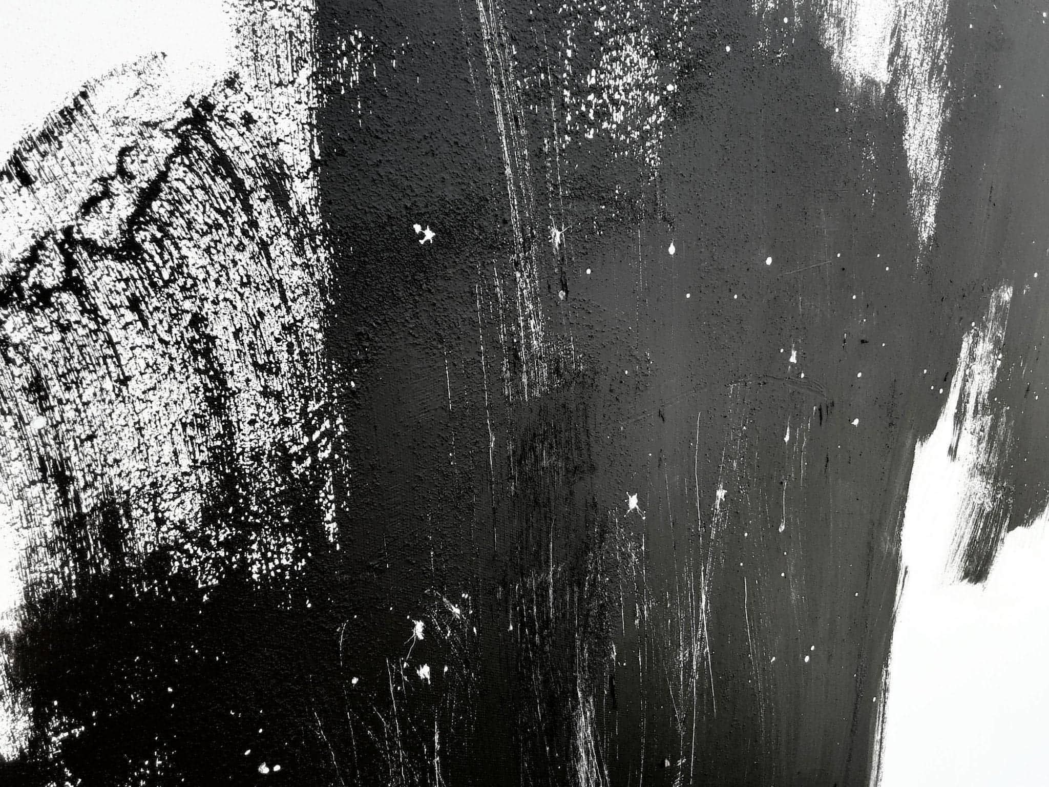 Großes schwarzweiß Bild - Freie Bahn – sofort versandbereites Leinwandbild in nan, großes Kunstwerk für moderne Wohnräume