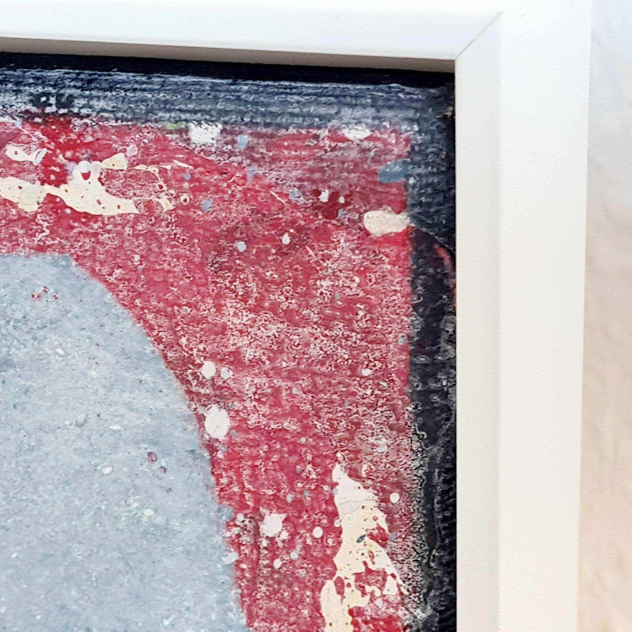 Blaues xxl Bild Morgentau – sofort versandbereites Leinwandbild in nan, großes Kunstwerk für moderne Wohnräume